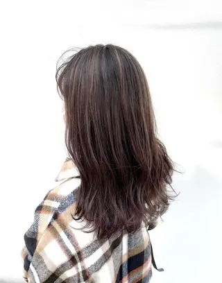 セミロング カラー ヘアアレンジ 〽️magico/ ウルフDaiki〽️のヘアスタイル