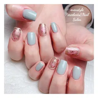 ミディアム ネイル 🐾enen style 🐾のネイルデザイン