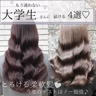 ロング カラー 縮毛矯正/ 髪質改善/浅見拓哉のヘアスタイル