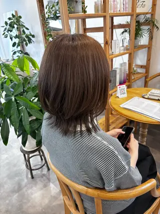 ミディアム 由良 龍也のヘアスタイル