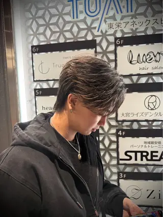 ミディアム メンズ メンズ特化❗️柿崎 瑛蓮のヘアスタイル