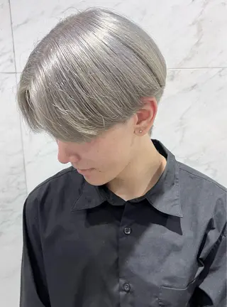 ショート メンズ ベイリコルド　アトリ 店長　宮城一真のヘアスタイル