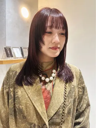 ミディアム 小木曽 新大のヘアスタイル