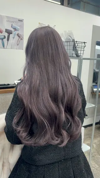ロング カラー ハイトーンカラー🐬 えりかのヘアスタイル