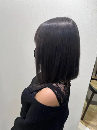 ミディアム カラー 色川 優斗《髪質改善》のヘアスタイル