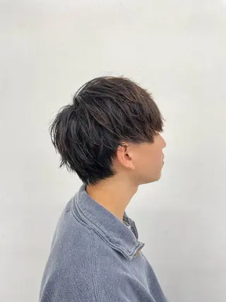 ミディアム パーマ メンズ 【柏メンズパーマ職人 】店長 KAZUMAのヘアスタイル