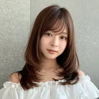 ロング カラー 透明感カラー🌟 縮毛矯正Kokiのヘアスタイル