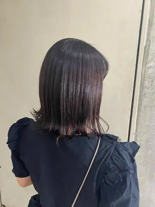 ミディアム カラー 清村 和音のヘアスタイル