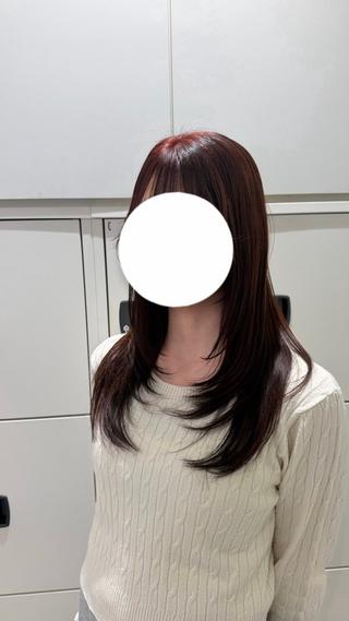 ロング カラー/ 艶カラー/土屋圭汰のヘアスタイル