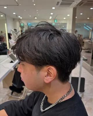 メンズ メンズパーマ 柏木結太のヘアスタイル