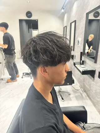 メンズ 🫧ハイトーン 🌈透明感☘️らいのヘアスタイル