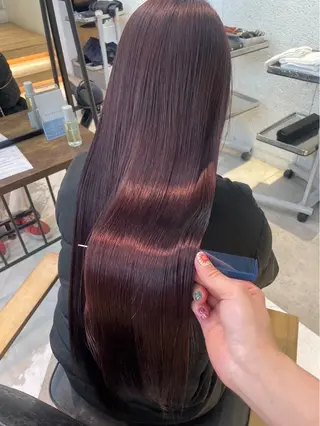カラー 暖色ෆ透明感カラー 🩷cocoriのヘアスタイル