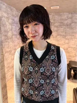 ショート カラー パーマ mai / linoah˚✧のヘアスタイル