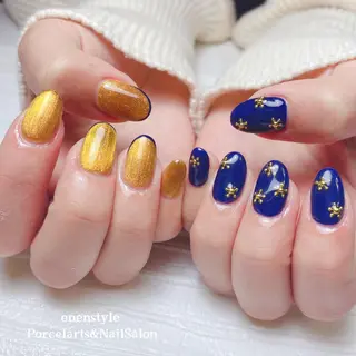 ミディアム ネイル 🐾enen style 🐾のネイルデザイン