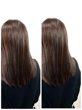 セミロング カラー レイヤー/ボブ 特化✂️福岡のヘアスタイル