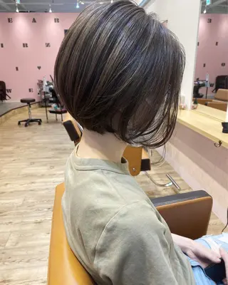 ミディアム 中川 勝友のヘアスタイル