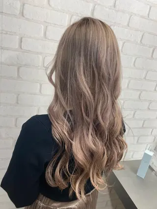 ロング カラー ブリーチカラー🫧 森　凪沙のヘアスタイル