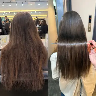 ロング 縮毛矯正/レイヤー カット⭐️SHOTAのヘアスタイル