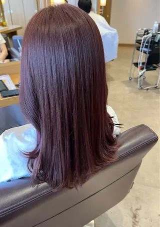 ロング 竹村 アカリのヘアスタイル