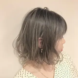 ショート カラー 髪質改善カラー韓国風 レイヤーtudaのヘアスタイル