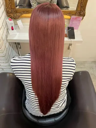 ロング 元自衛官美容師 つや。のヘアスタイル