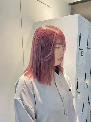 セミロング 前田 菜奈子のヘアスタイル
