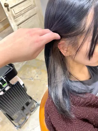 セミロング 樋富 優香のヘアスタイル
