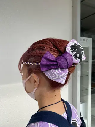 ロング ヘアアレンジ . SHIZUKAのヘアスタイル