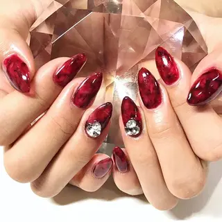 ネイル 渋谷／チップ長さ出し 👑アプレgel-xのネイルデザイン