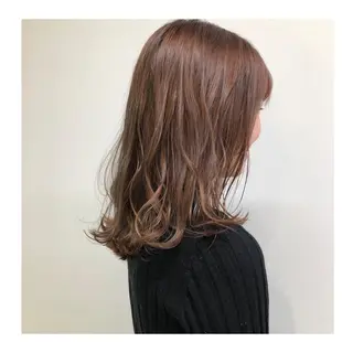 ミディアム カラー レイヤーボブ/ボブ 仲川和人のヘアスタイル