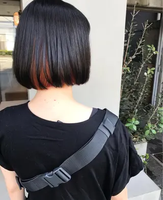ミディアム カラー enne /YUI🥣のヘアスタイル