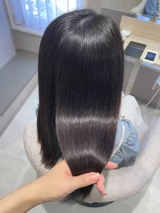セミロング 髪質改善お任せ ください♪ひとみのヘアスタイル