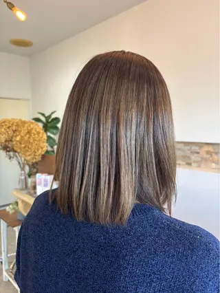 ミディアム 富永 亜優のヘアスタイル