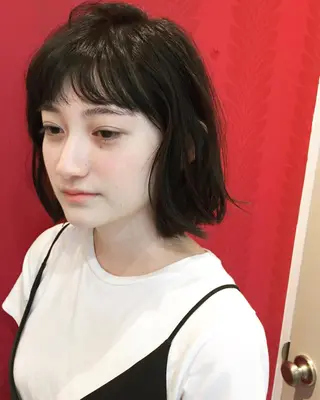 ミディアム ショート特化 /天神大名/ハルナのヘアスタイル