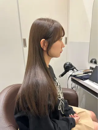 ロング カラー 矢野 晃平のヘアスタイル
