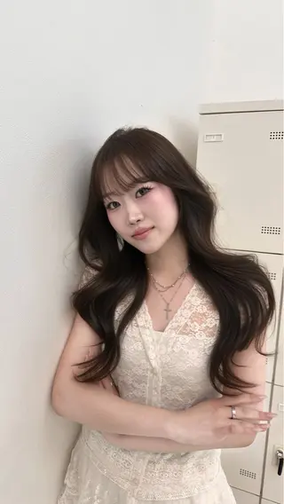 ロング カラー 上品モテヘア🩶 karen🩶のヘアスタイル