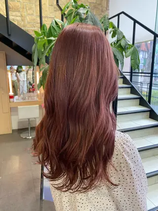 ロング カラー ヘアアレンジ TSUNA 🌙 Lim 五反田のマツエク・マツパデザイン