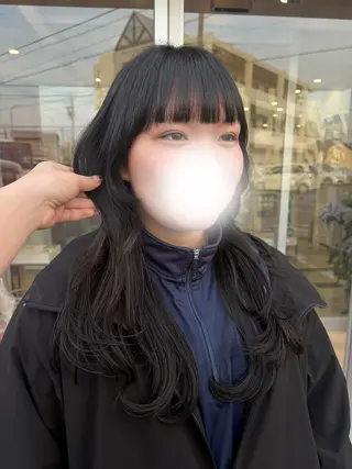 ロング ボブ&寒色🎐ᩚ 短髪 COCOROのヘアスタイル