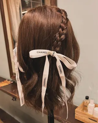 ヘアアレンジ PON　ハイトーン ショートカット心斎橋のヘアスタイル