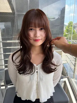 セミロング 山浦司颯‪/ カラー/レイヤーのヘアスタイル