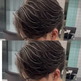 カラー メンズ 高崎 堅心のヘアスタイル