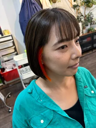 ミディアム hama yukiのヘアスタイル