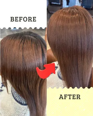 カラー 沖本 あやののヘアスタイル