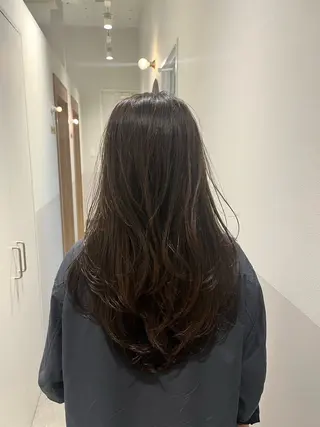 ロング 大宮レイヤーカット× 透明感カラー　rioのヘアスタイル