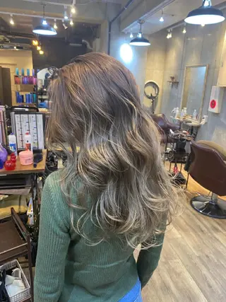 ロング カラー 増山 大起のヘアスタイル