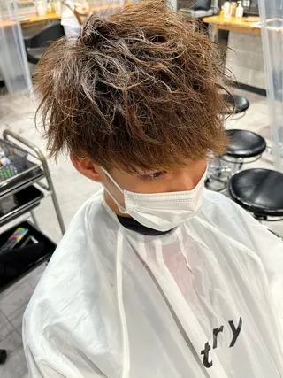 ショート レイヤー×透明感 Tatsuya💫のヘアスタイル