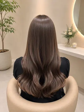 ロング カラー 名古屋/髪質改善/ 透明感SHIZUKAのヘアスタイル