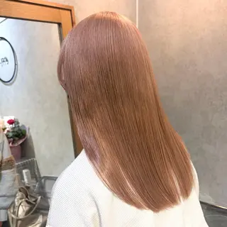ミディアム カラー 暖色カラー/ボブ/ 縮毛矯正/銀座/モエのその他イメージ