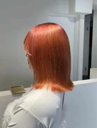ミディアム カラー ヘアアレンジ 梅木李奈レイヤー 🫧ダブルカラーのヘアスタイル