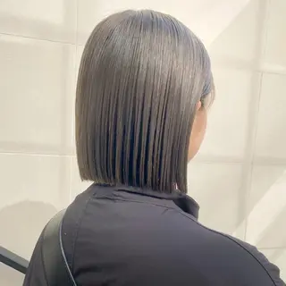 ショート カラー ボブ/ミニボブ 透明感カラーkadoのヘアスタイル